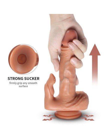 julian dildo with 20 modes of vibration and clitoris stimulator