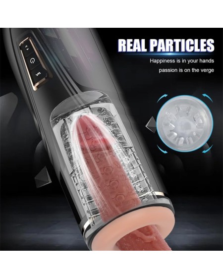 masturbator telescopic and rotation function rita