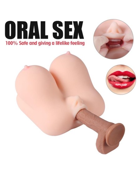 jalome masturbator 3 in 1 vagina, mouth and breast 3.2 kg