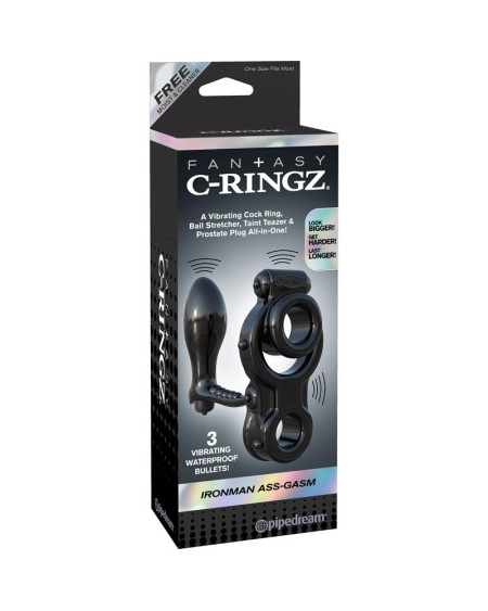 fantasy c-ringz ironman ass-gasm noir