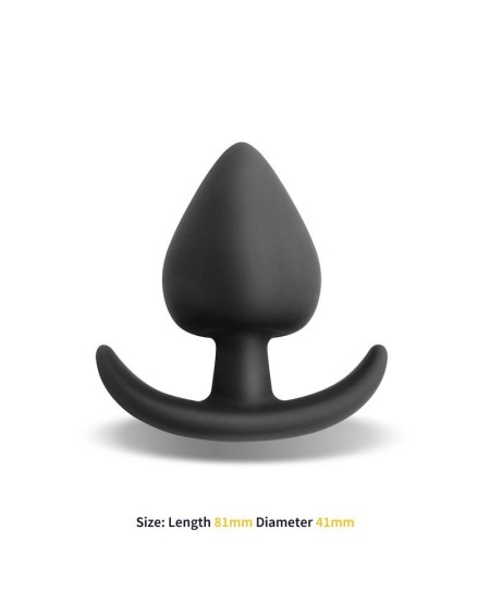 shion butt plug silicone 8.1 cm x 4.1 cm