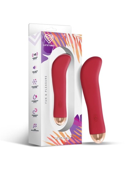 ragon stimulator 10 speeds rust red