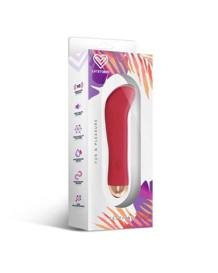 ragon stimulator 10 speeds rust red