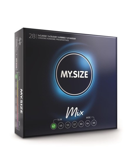 my size mix size 47 box of 28 uds