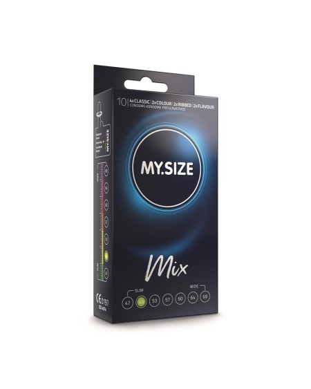 my size mix size 49 box of 10 uds