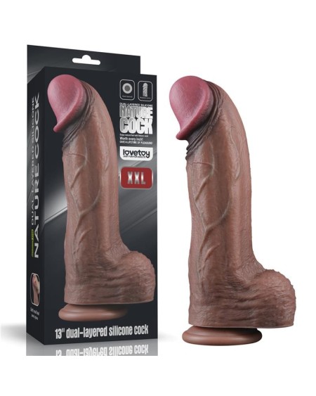 dual layered dildo 13 cock xxl