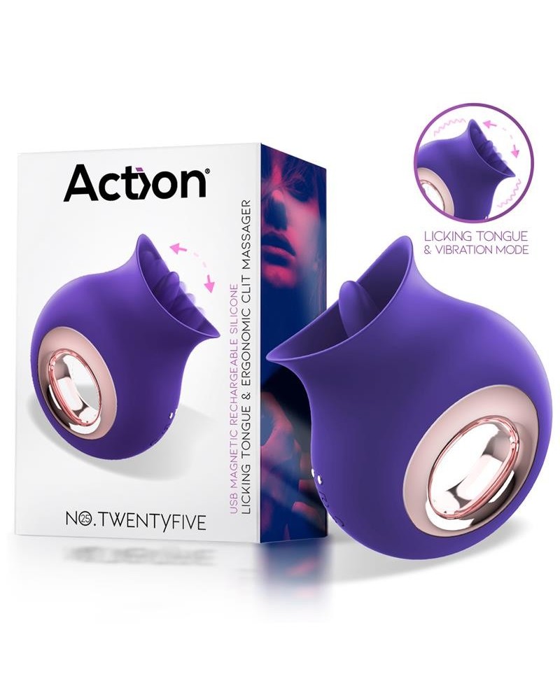 no. twentyfive licking tongue and vibrator clitoris massager