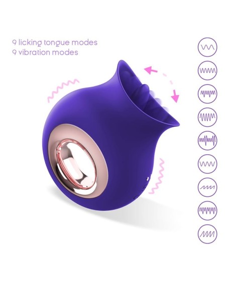no. twentyfive licking tongue and vibrator clitoris massager