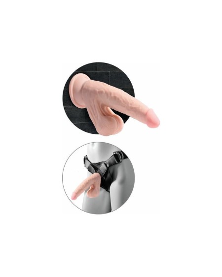 triple density dildo swinging balls 8