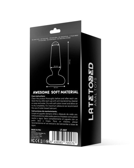 doon silicone butt plug noir