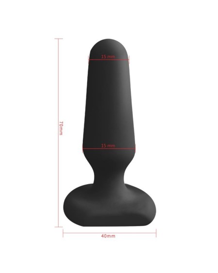 doon silicone butt plug noir