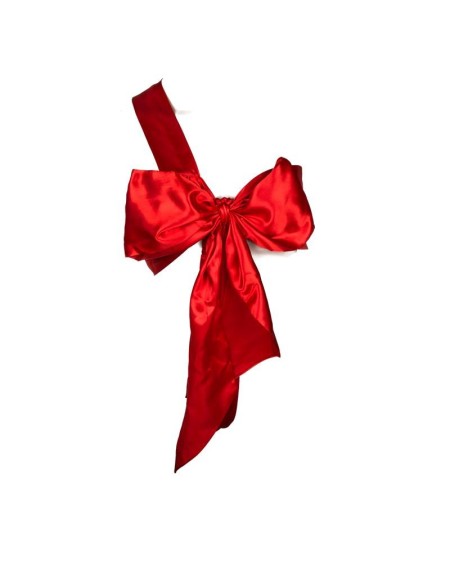 red sexy costume bow