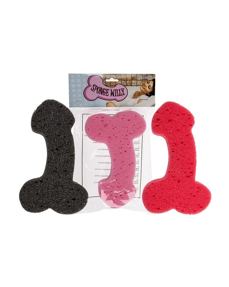 penis shaped bath sponge random color 1 unit