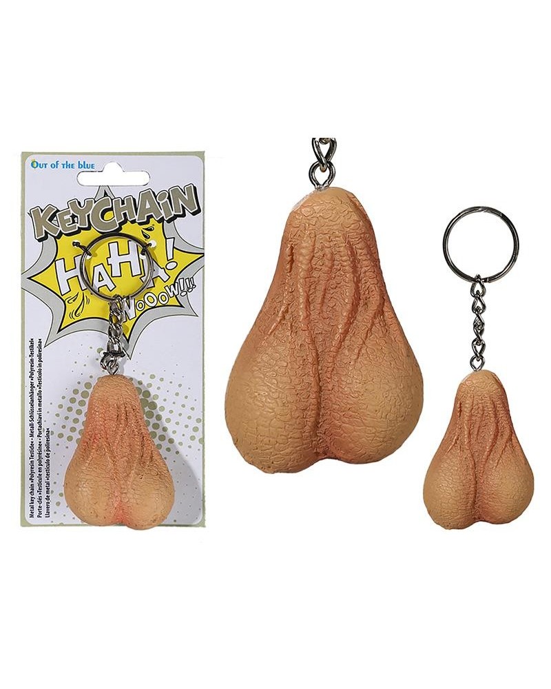 key chain testicle 6 cm