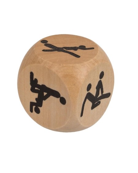 wooden dice kamasutra 3x3 cm 1 unit