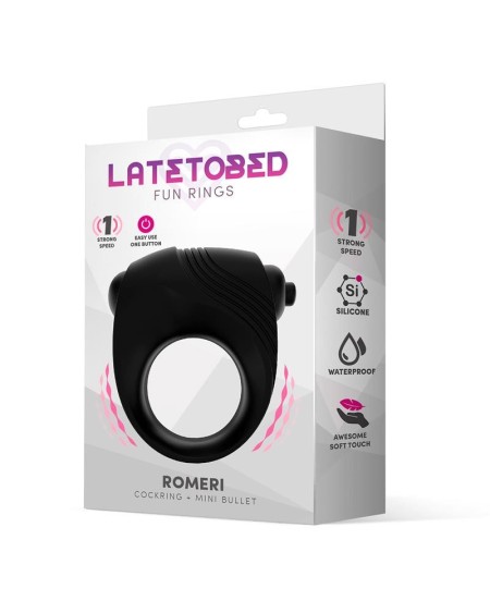 romeri ring vibrant bullet silicone noir