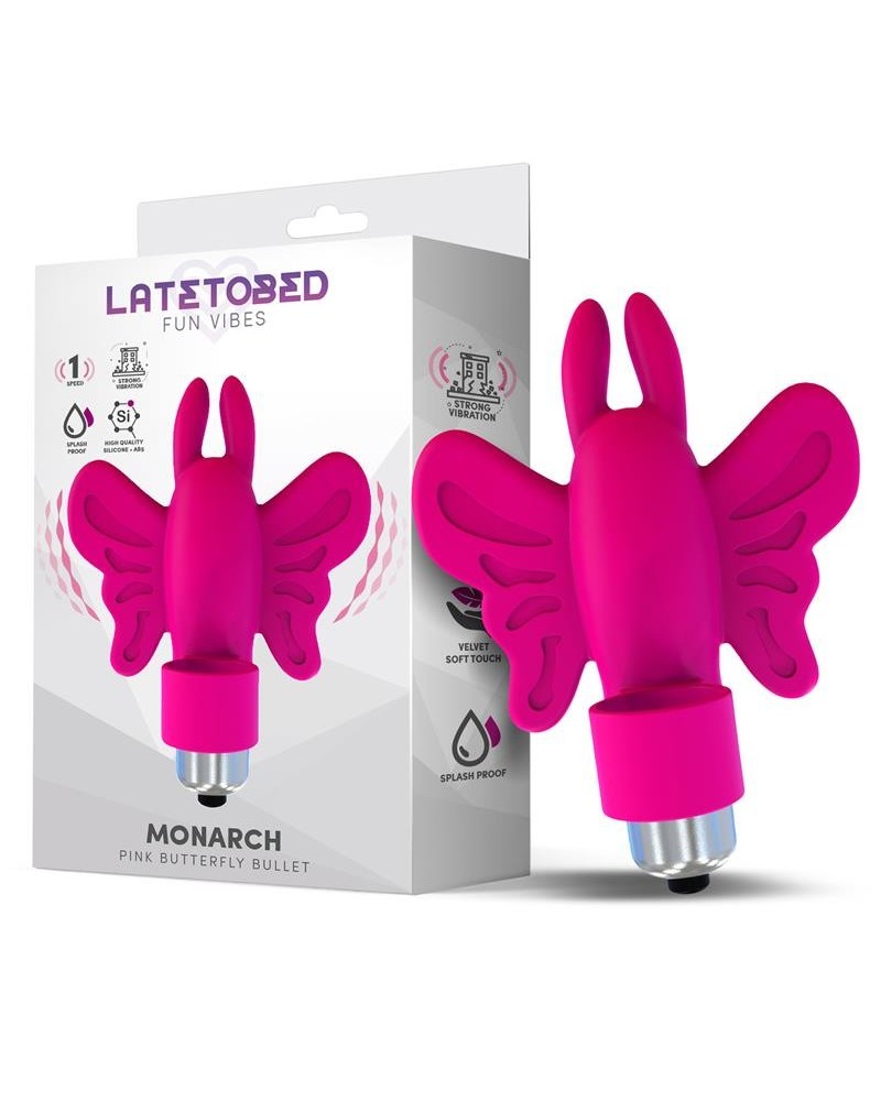 monarch butterfly vibrant bullet silicone rose