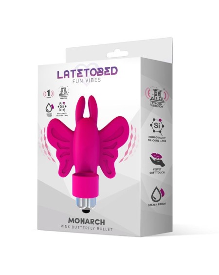 monarch butterfly vibrant bullet silicone rose