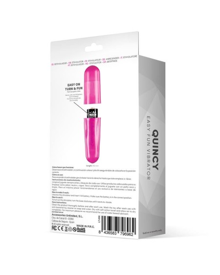 quincy easy fun vibrant bullet violet