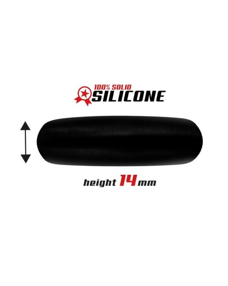 cock ring solid silicone 5.5 cm noir