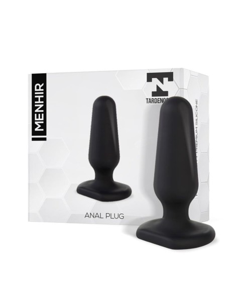 menhir anal plug silicone noir
