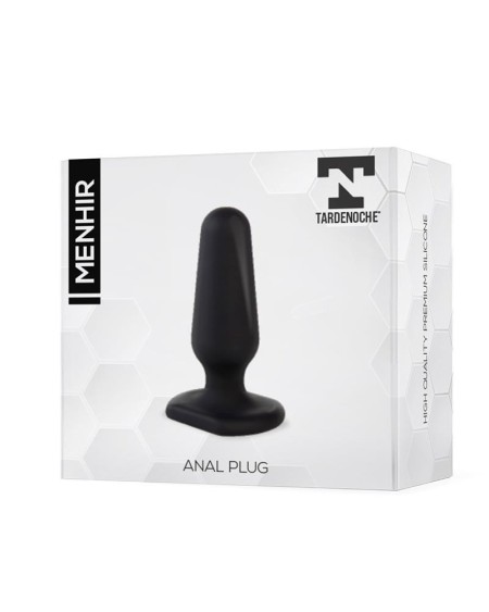 menhir anal plug silicone noir