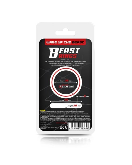 penis ring 100 solid silicone 3.6 cm yellow and noir