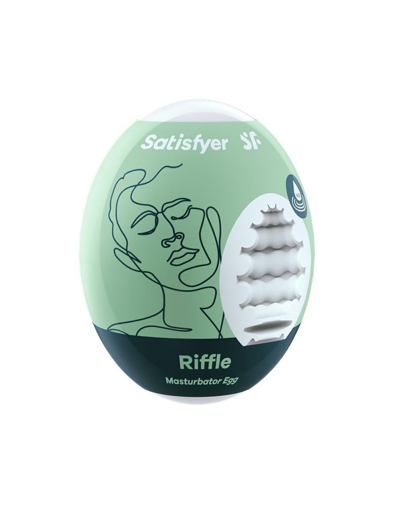 masturbator egg single riffle hydro-active