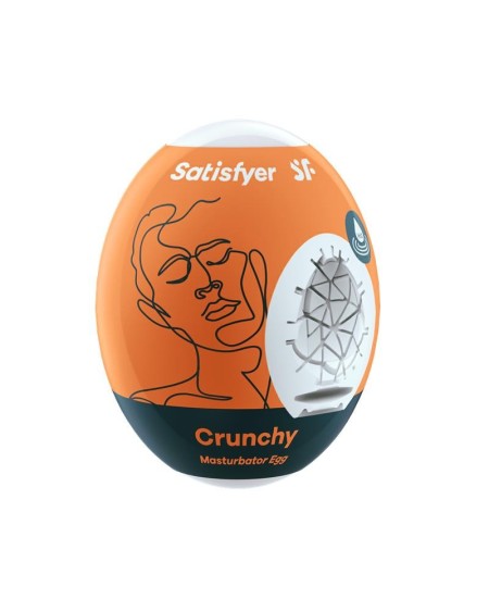 masturbator egg single crunchy hydro-active