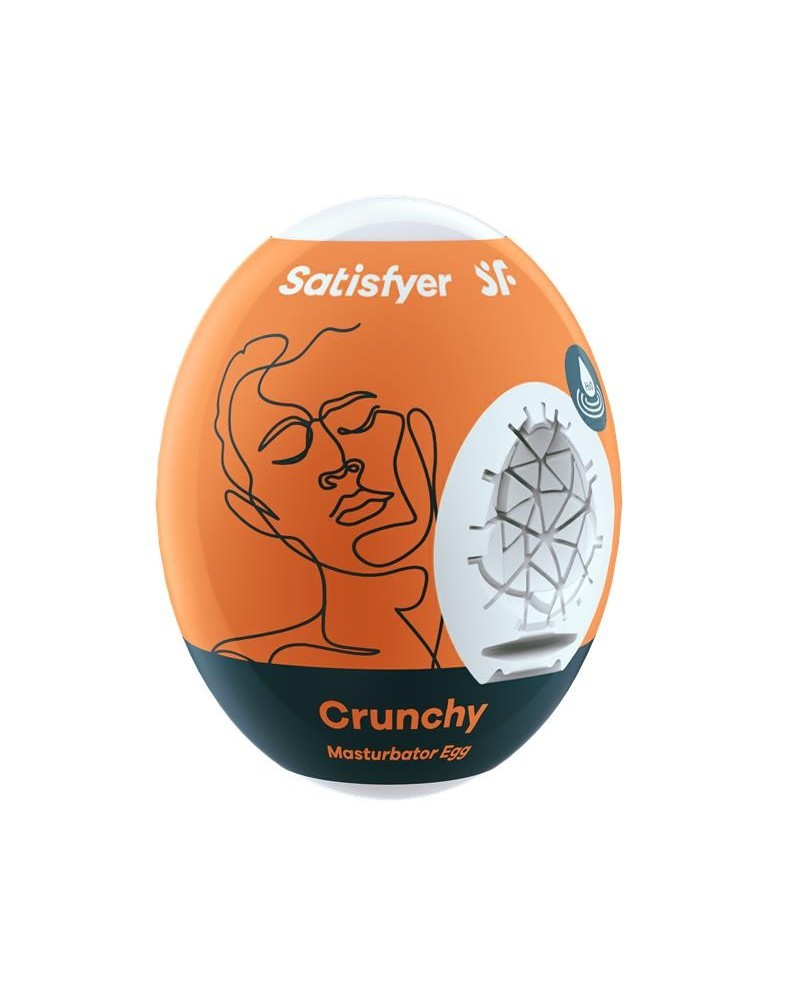 masturbator egg single crunchy hydro-active