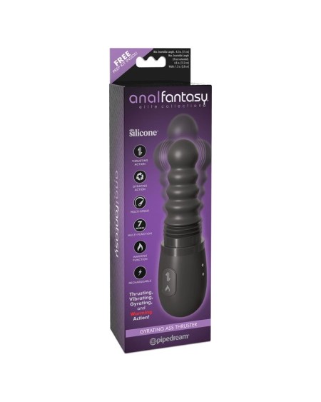 anal stimulator with vibration, rotation and up and down