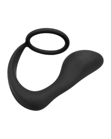 randal butt plug with penis ring silicone noir