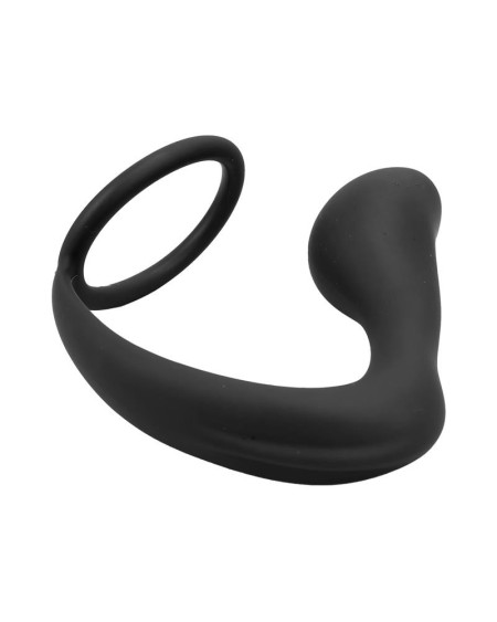 randal butt plug with penis ring silicone noir