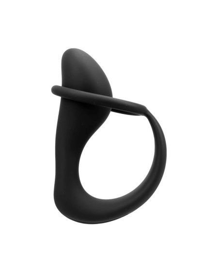 randal butt plug with penis ring silicone noir