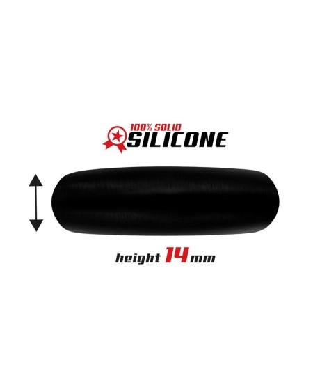 cock ring solid silicone 3.5 cm noir