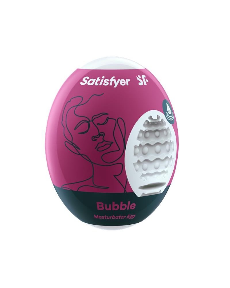 masturbator egg single bubble hydro-active
