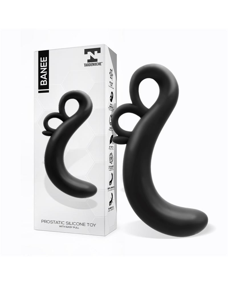 banee prostativ stimulator with easy pull silicone noir