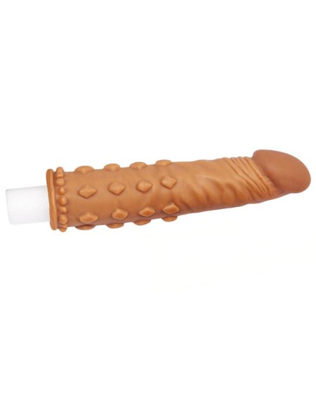 penis sleeve add 2 pleasure x tender brown