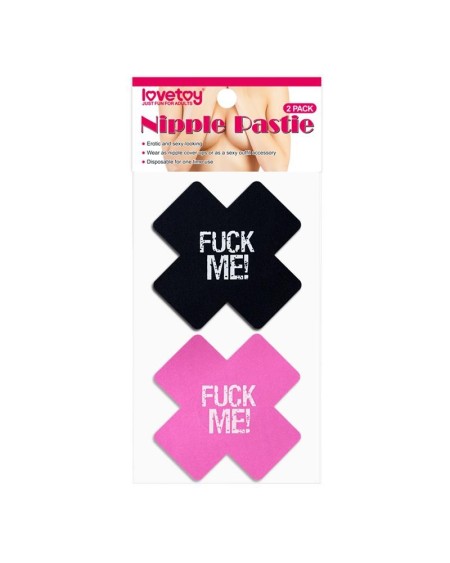 pack nipple covers cross noir and rose fuck me