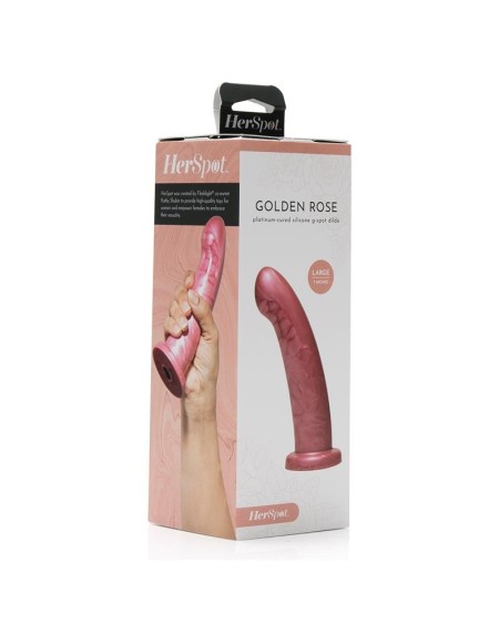 herspot dildo golden rose grand size