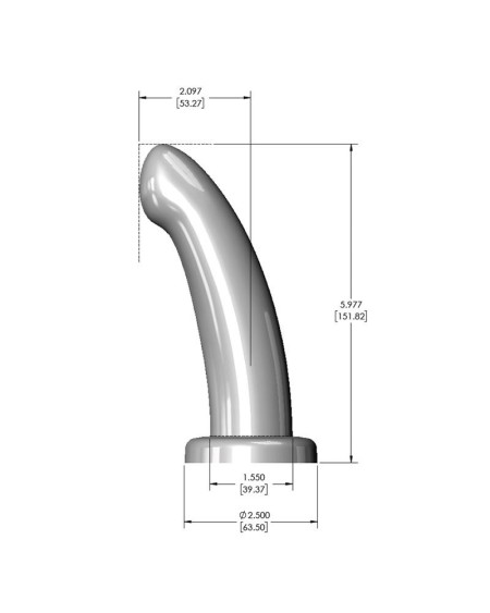 herspot dildo golden rose medium size