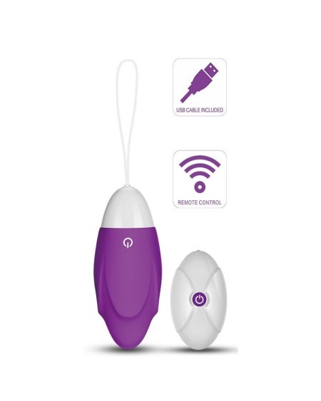 vibrant egg ijoy remote control usb violet