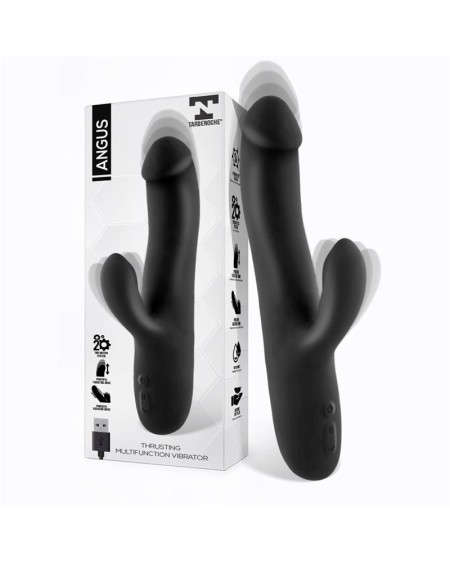 angus vibrator with thrusting movement 2 motors silicone usb