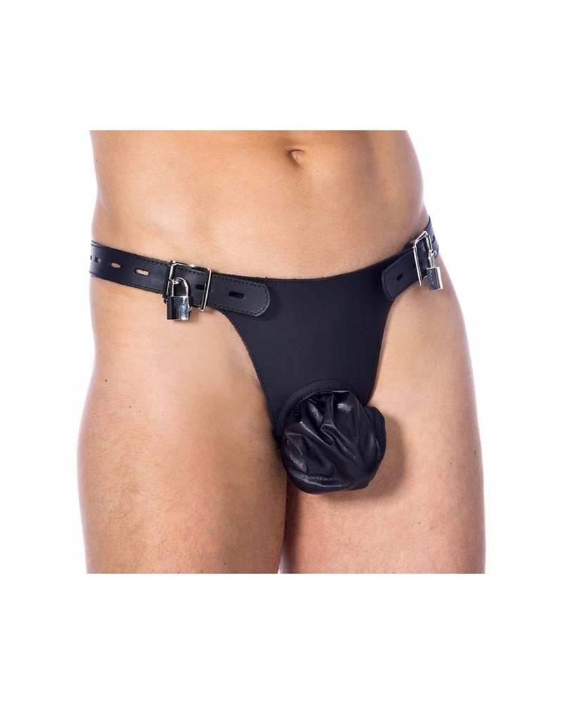 chastity belt with padlocks adjustable