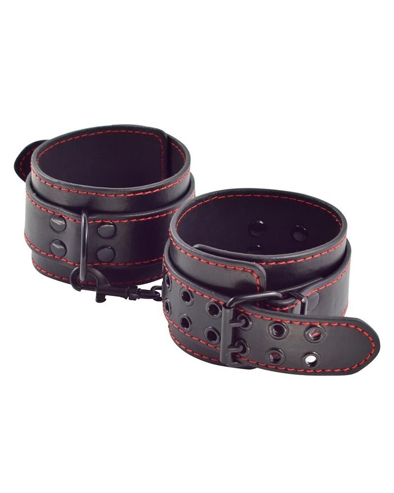 ankle cuffs bondage noir