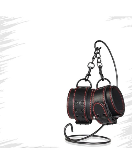 ankle cuffs bondage noir
