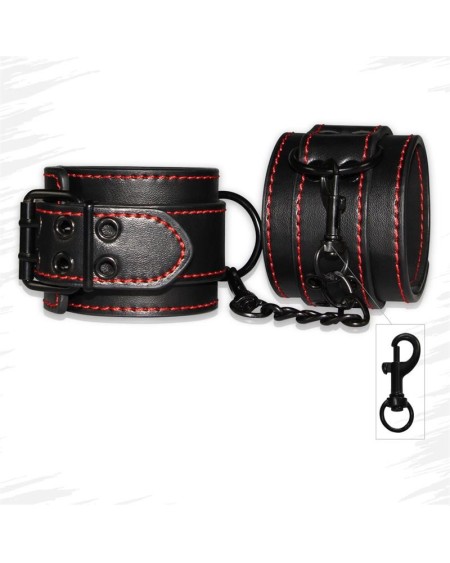 ankle cuffs bondage noir