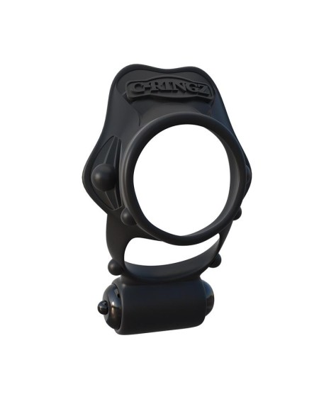 fantasy c-ringz rock rigide vibrant ring noir