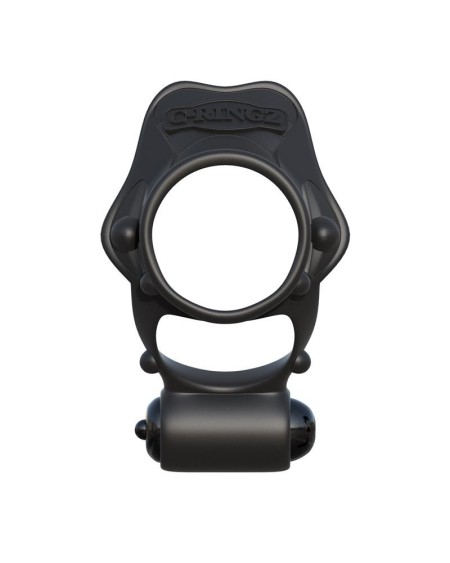 fantasy c-ringz rock rigide vibrant ring noir