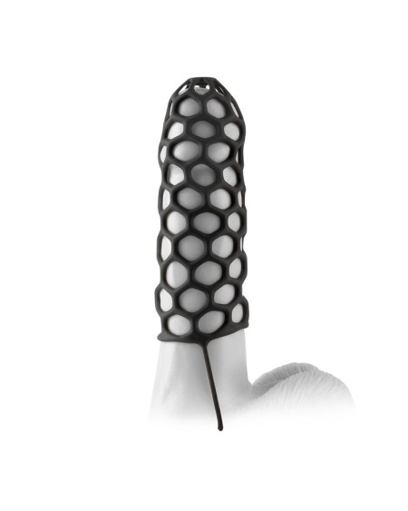 fantasy x-tensions silicone warrior cock cage-bla
